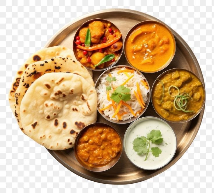 Chur Chur Naan Thali with Daal Makhani / Shahi Paneer